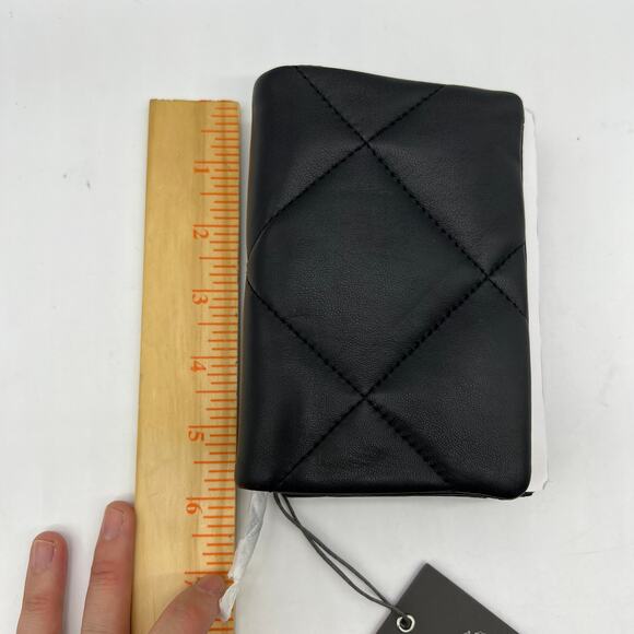 Vince Camuto Doty Wallet	Black Leather Size Small - Picture 14 of 16